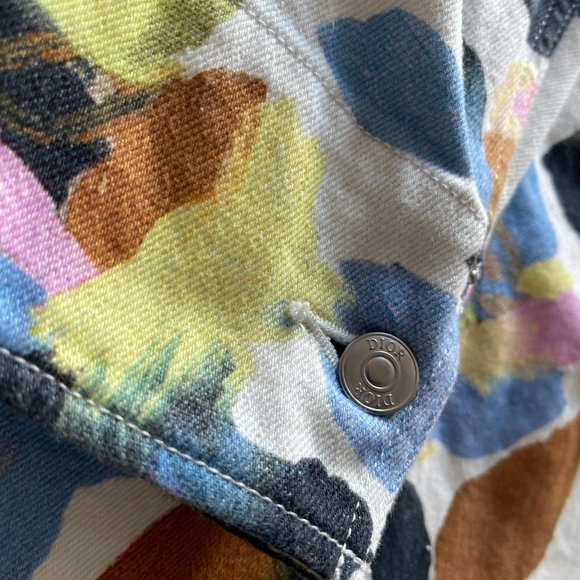 *SOLD* Dior x Alex Foxton resort 2020 white jean jacket - Picture 3 of 15